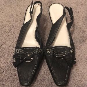 Cole Haan Tasseled Sling Pumps